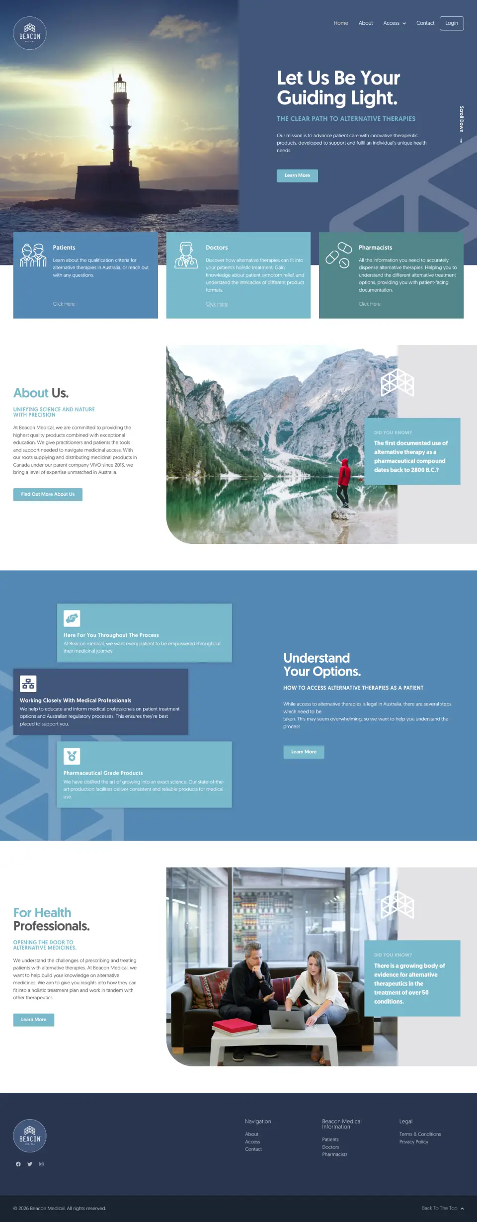 Beacon Medical website