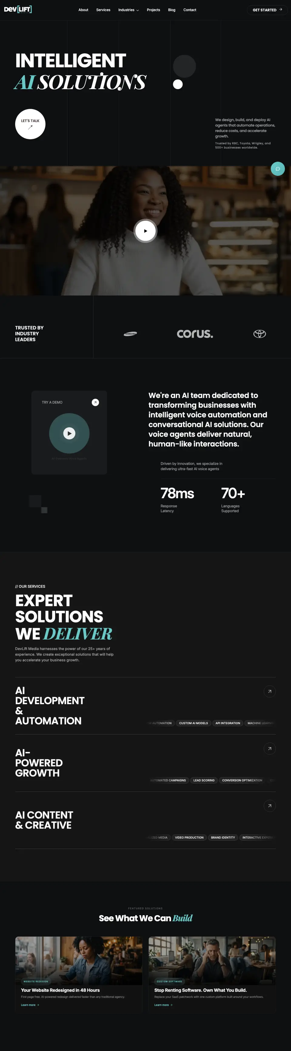 Devlift website